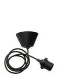 Ceiling Cable Set E27 Black Watt & Veke