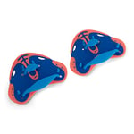 Speedo Unisex Biofuse Finger Paddle | Training Aid | Swim Fitness , Blue flame/Fluro Tangerine/Pool Blue, One Size