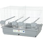 Cage primo 57 blanche et grise 57 x 31 x 41 cm pour oiseaux