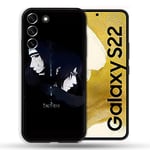 Cokitec Coque pour Samsung Galaxy S22 Manga Naruto Sasuke Itachi Multicolore