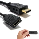 1m Male to Female Extension Cable Amazon Fire Stick TV HD V1.4 (19Pin)