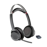 Poly Voyager Focus UC Wireless Headset for Computer - Active Noise Canceling (ANC) - Connect PC/Mac/Mobile via Bluetooth - Works w/Teams (Certified), Zoom, & More