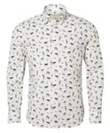 Chevalier 0Danson Contemporary Fit Shirt - Royal Family Print M