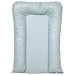 Babycalin - Matelas à langer bébé 50x70 cm Bleu Vert - Matelas à langer Imperméable en PVC - Matelas à langer 50x70 Facile à nettoyer - Matelas à langer pour bébé avec bords rembourrés sécurisants