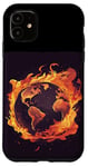 iPhone 11 Cool World in Flames Costume for Boys and Girls Case