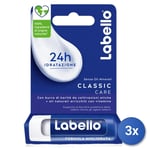 3x Labello Lip Balm Classic Care 85000