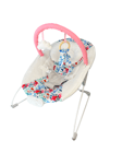 LADIDA Grey & Floral Baby Bouncer Vibration Calming Music Toy Bar & Toys 321