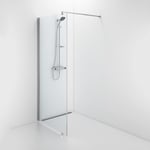 Duschvägg Contura Shower Space SFNK Fast med Väggstag