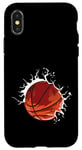 Coque pour iPhone X/XS Basketteur Basketball Basket-ball