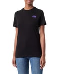 THE NORTH FACE S/S Relaxed Redbox Graphic Infill T-Shirt pour Femme TNF Black/Peak Purple 3 M