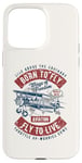 iPhone 15 Pro Max Wings of Freedom Retro Vintage Aviation Airplane Design Case