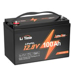 LiTime 12V 100Ah TM Lithium Batterie LiFePO4, Batterie Lithium avec Protection Contre Les Basses Températures, avec 4000-15000 Cycles, Batterie Lithium 12V 100Ah Convient pour Les Trolling Motor