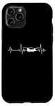 Coque pour iPhone 11 Pro Aviation Mode Aviation Enfants Flyer Heartbeat ECG