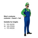 Mario ja Luigi -asu miesten cosplay-asuihin Halloweeniin ja jouluun Z