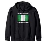 Funny Nigerian Flag T-Shirt | Nigeria Zip Hoodie