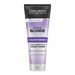 John Frieda Sheer Blonde Colour Renew Tone Correcting Purple Conditioner 250 Ml