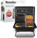 Breville Halo Flexi Air Fryer & Large Mesh Tray, Digital Dual Air Fryer Oven, &