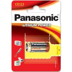 Panasonic CR123A 3V Lithium Battery - Box of 10