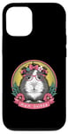 Coque pour iPhone 12/12 Pro Maman de cochon d'Inde pour les propriétaires de cochons d'Inde éleveurs de cochons d'Inde