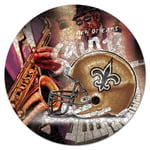 Nfl New Orleans Saints Round Puzzle Football 500 Pieces 51cm