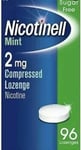 2 Boxes of Nicotinell Lozenges 2mg, Sugar Free Mint 96 Pieces EXP 06-2024