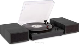 Fenton RP165B Retro Vinyl Player - Bluetooth Turntable with Built-In Speakers,