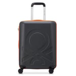 Delsey Paris x United Colors of Benetton Fabrica 4 roues trolley cabine 55 cm black (TAS031426)