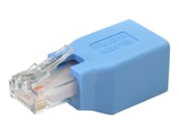 Startech.Com Cisco Console Rollover Adapter For Rj45 Ethernet Cable - Network Adapter Cable - Rj-45 (M) To Rj-45 (F) - Blue - Rollover - Nätverksadapterkabel - Rj-45 (Hane) Till Rj-45 (Hona) - Blå