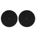 2x 12in Vinyl Record Players Turntable Home Disc Protective Non Slip Mat Replac