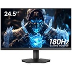 KOORUI Écran PC Gaming 24.5 Pouces, FHD (1920 x 1080), 1ms, Ecran 180Hz HDMI & Displayport, VA,Adaptive Sync,Grand Angle de Vue 178°