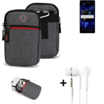 Holster + earphones for Samsung Galaxy M62 Belt Pouch