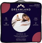 Dreamland Double Size Snowed In Organic Cotton Warming Mattress Protector (Inte