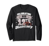 12th Wedding Anniversary Celebrating 12 Years Matching Gift Long Sleeve T-Shirt