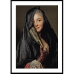 Poster Gallerix The Lady With The Veil By Alexander Roslin