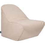 Loft25 - Pouf d'intérieur, 100x80x100 cm Pouf léger et confortable pour dormir, Pouf adulte pour lire, Pouf design ergonomique pour salon - Noisette