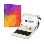 Bluetooth-tangentbord med tabletthållare Subblim SUBKT1-USB053 Qwerty Spanska Multicolour spanska