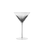 Broste Copenhagen MARTINI GLASS &#39;SMOKE&#39; GLASS 4stk