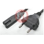 Cordon Cable Alimentation chargeur PC Portable Prise EUROPE 2 poles