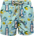 Lighting badshorts M - Gin Tonic Stripes