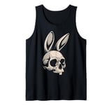 Bunny Skull Cross Bone Crossbones Jolly Roger Bad Rabbit Tank Top