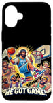 Coque pour iPhone 16 Plus Ballin with the Messiah Rejoignez la communauté Jesus Basketball