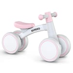 SEREED Draisienne Bebe 1 an, Jouet Enfant pour Bébé 12-24 Mois, Premier vélo à 4 Roues pour Garçons et Filles, Cadeau de Premier Anniversaire Noel pour Tout-Petit