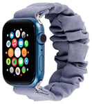 Anmiki Satin Scrunchie Apple Watch armbånd, 42, 44, 45, 46, 49 mm