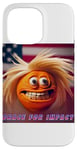 Coque pour iPhone 14 Pro Max Humour orange politique drôle