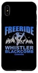 Coque pour iPhone XS Max Freeride Snowboard Sifflet Blackcomb Canada