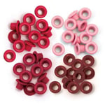 We Are Memory Keepers Öljetter Eyelets 60-pack - Röd Mix Hål 5 mm