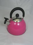 2.5 ltr RED Whistling Kettle Gas Cooker Stove Hob NEW BOXED