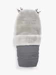 John Lewis Baby Sheepskin Footmuff, Light Grey