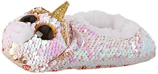 Ty - TY95561 - Chaussons Peluche à sequins Fantasia la licorne - Pointure 37