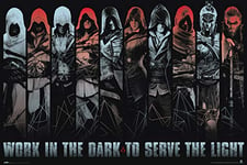 Grupo Erik Assassins Creed Work In The Dark Poster-35.8x24.2 inches / 91x61.5 cm-Shipped Rolled Up-Cool Posters-Art Poster-Posters & Prints-Wall Posters, multicolour, 24x36 inches, GPE5501